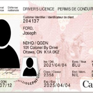 Canadian Drivers Licence For Sale in Canada